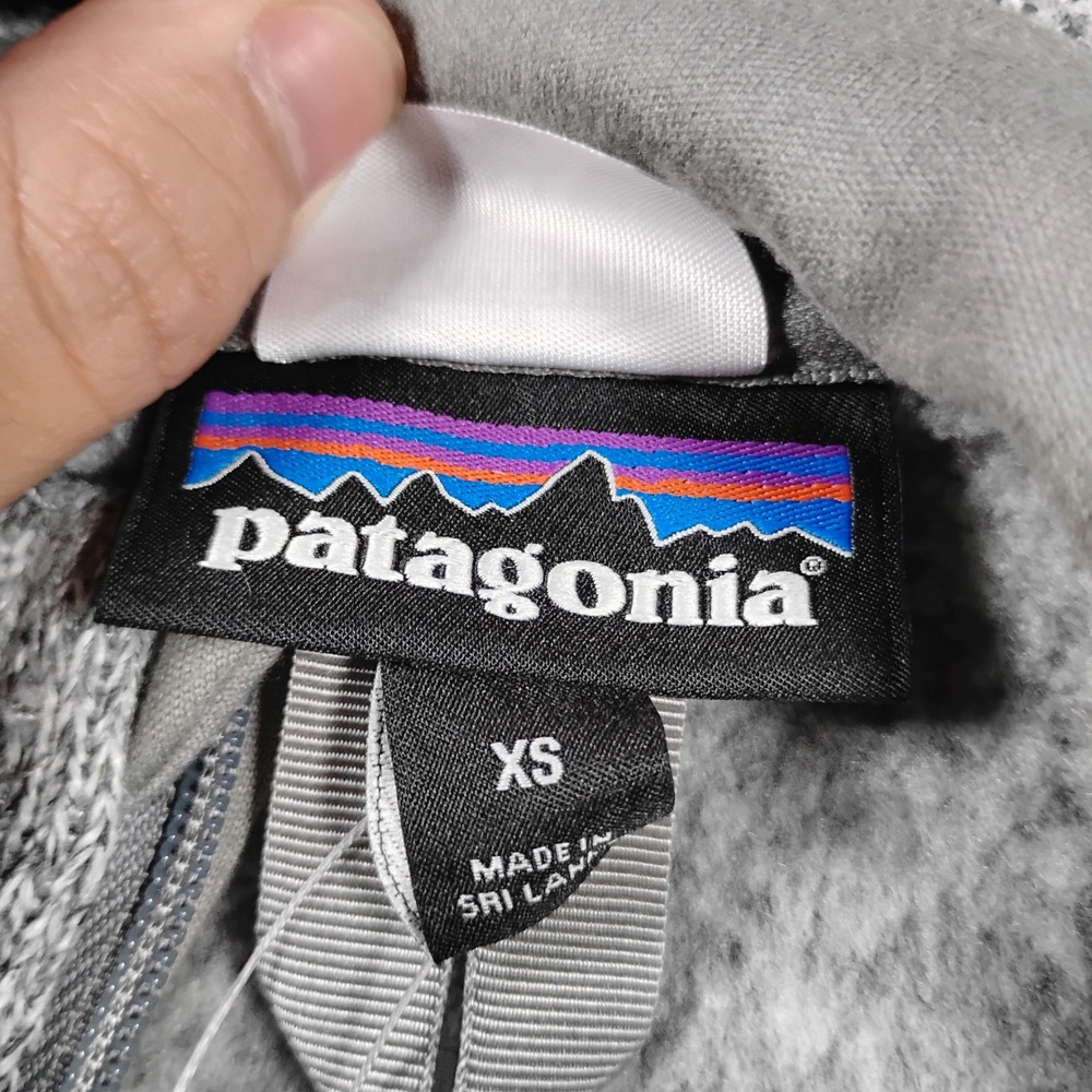 Patagonia Womens Better Sweater Vest Birch White Grey Full Zip Fleece XS 25887 - Picture 5 of 15